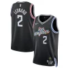 Trendy Ottimo Kawhi Leonard LA Clippers Nike Unisex 2022/23 Swingman Jersey City Edition Black per i devoti sostenitori