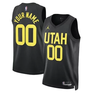 Fascinante Trendy Utah Jazz Jordan Brand Unisex 2022/23 Swingman Custom Jersey Statement Edition Black per i devoti sostenitori